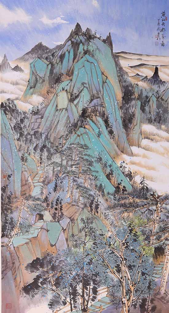 闫勇中国山水画作品欣赏